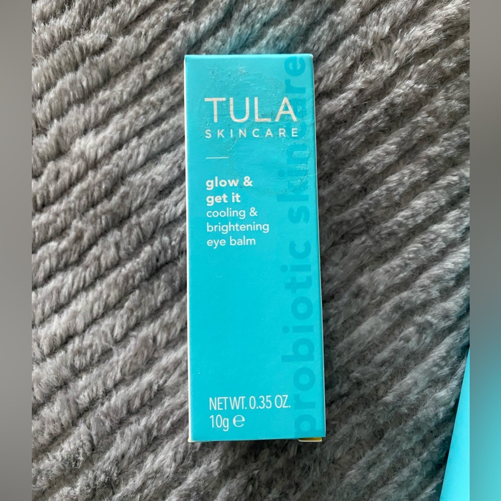 Tula skincare, glow and get it, cooling & brightening eye balm